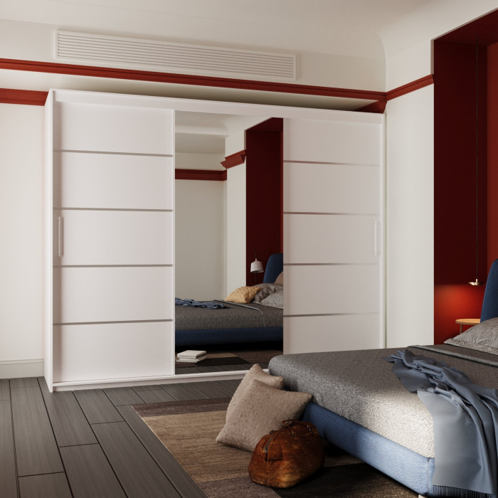 Dressing Nice cu Oglinda Alb [1]