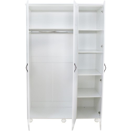 Dulap Dynasty Dormitor Alb 3 usi [4]