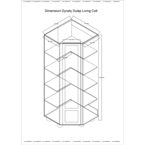 Dulap Dynasty Living Alb , de Colt [2]