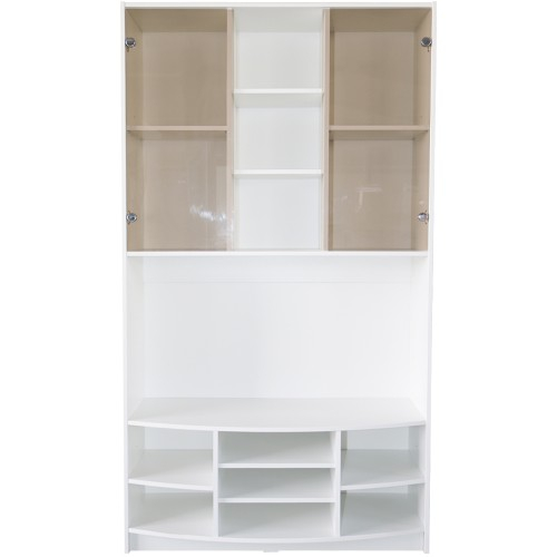 Dulap Iris vitrina alba [3]