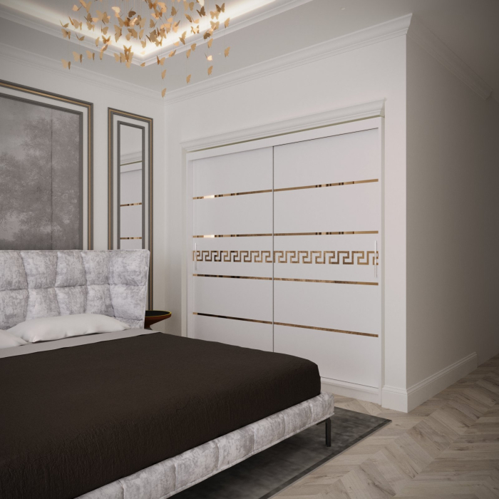 Dulap Serena Gold Alb 200*200 [1]