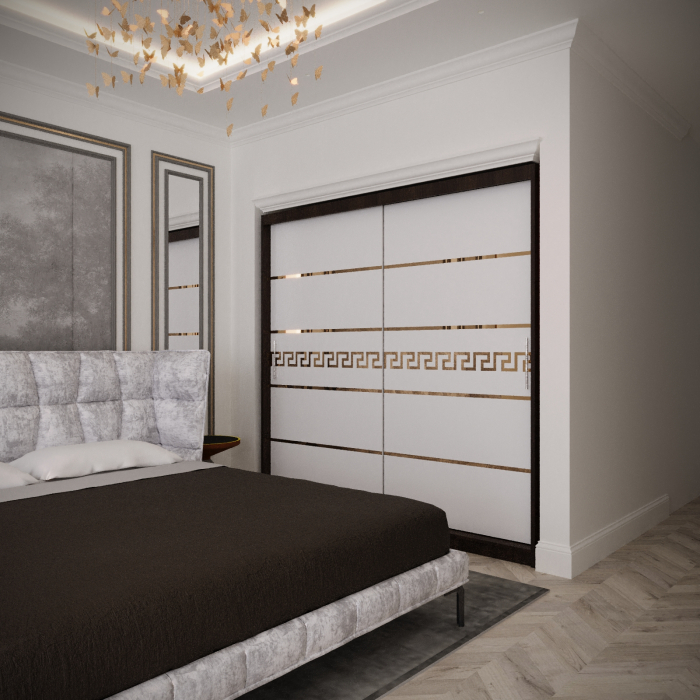 Dulap Serena Gold Wenge&Alb 200*200 [1]