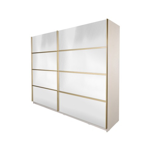 Gold Dulap 2500 Crem cu usi cu oglinda [7]