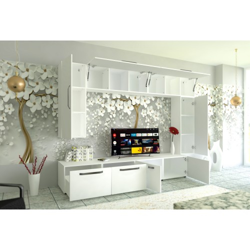 Living Armonia V1 MDF Alb Lucios - cu manere [7]