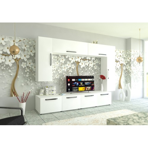 Living Armonia V1 MDF Alb Mat - cu manere [1]