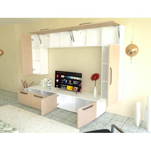 Living Armonia V1 PAL Cappuccino Lucios - cu manere [4]