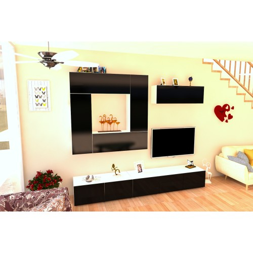 Living Armonia V2 PAL Negru Lucios - cu sistem "PUSH TO OPEN" [3]