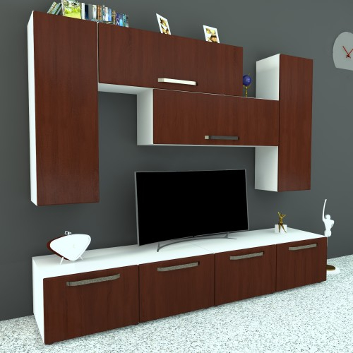 Living Armonia V4 MDF Cedru - cu manere [4]