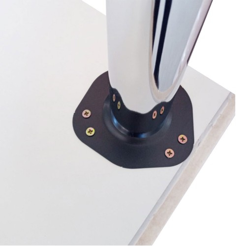 Masa cu picioare crom si blat artar 38mm [2]