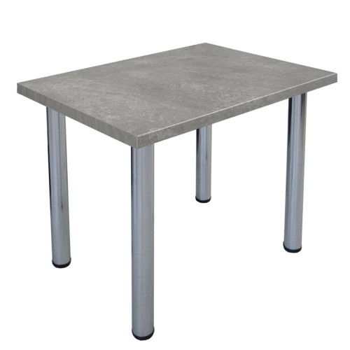 Masa cu picioare crom si blat beton 38mm [1]