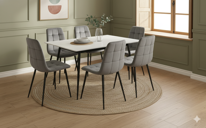 Masa Living Extensibila Alb [1]