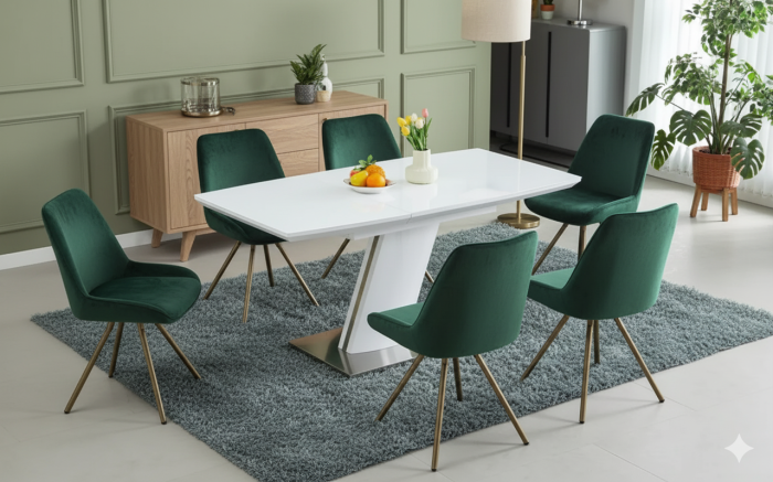 Masa Living Extensibila Alb KJT [1]