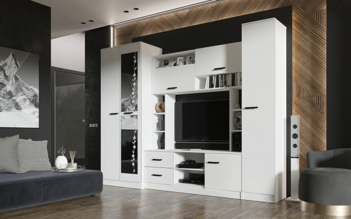 Mobila living Munchen alb [1]