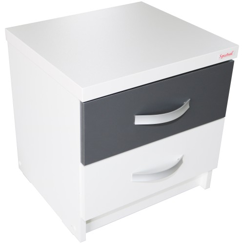 Noptiera Milano alb cu gri [1]