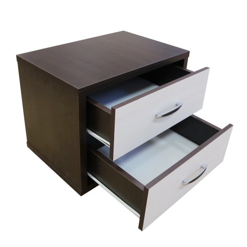 Noptiera Torino Wenge / Brad, 48 x 37 x 37 cm [2]