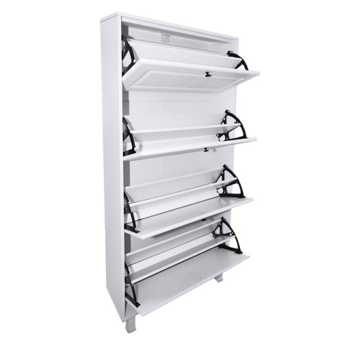 Pantofar Zapato 4 usi MDF Alb Mare 80 x 158 x 26 cm [6]