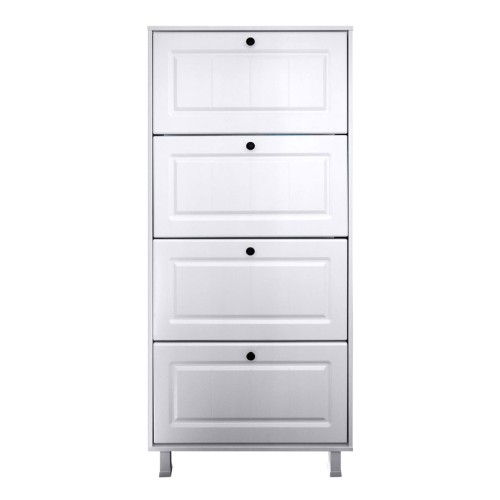 Pantofar Zapato 4 usi MDF Alb Mic 60 x 158 x 26 cm [5]