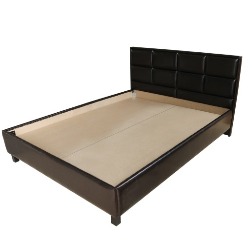 Pat Soft tapitat pentru saltea 160x200 cm, Wenge [3]