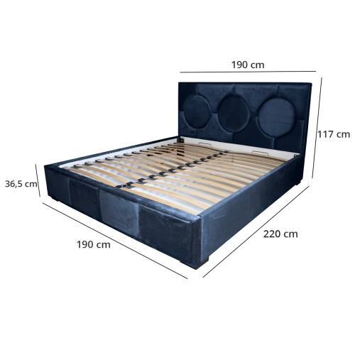 Pat tapitat Gold Cerc 180 x 200 M79 [3]
