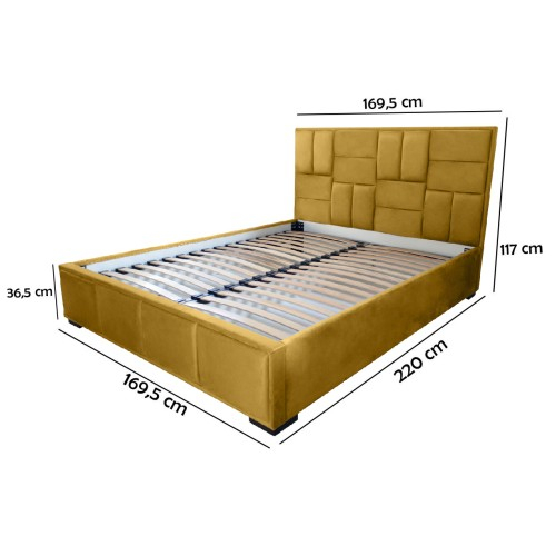 Pat tapitat Gold Mozaic 160 x 200 M48 [3]