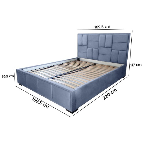 Pat tapitat Gold Mozaic 160 x 200 M70 [3]