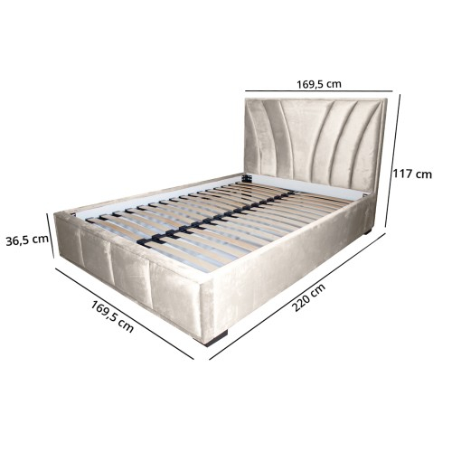 Pat tapitat Gold Raza 160 x 200 M02 [3]