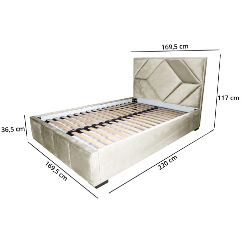 Pat tapitat Gold Romb 160 x 200 M04 [3]