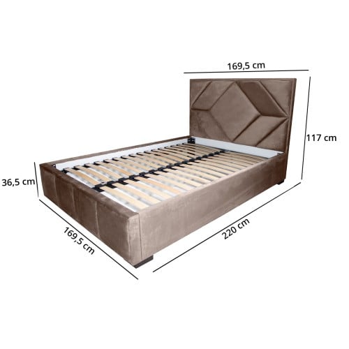 Pat tapitat Gold Romb 160 x 200 M09 [3]