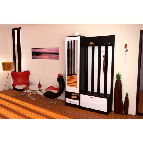 Set Andrei Cuier 800 si Dulap 500 Wenge/Fildes [1]