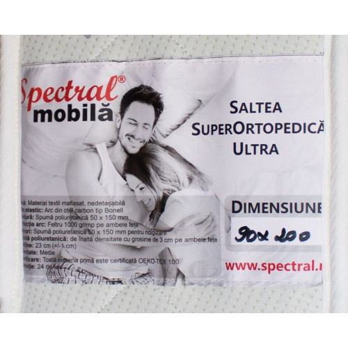 Set Saltea Spectral SuperOrtopedica Ultra 900x2000 + Husa cu elastic [2]