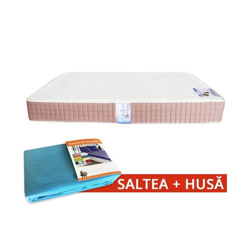 Set Saltea SuperOrtopedica Lux Saltex 1400x2000 + Husa cu elastic [3]