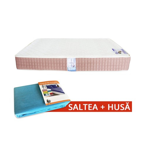Set Saltea SuperOrtopedica Lux Saltex 1600x2000 + Husa cu elastic [3]
