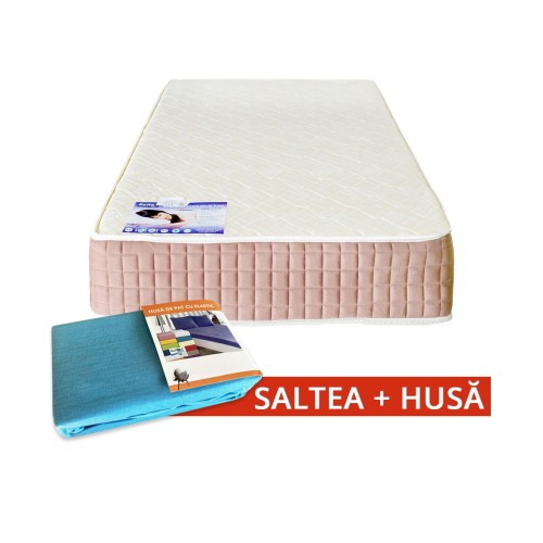 Set Saltea SuperOrtopedica Lux Saltex 900x2000 + Husa cu elastic [1]
