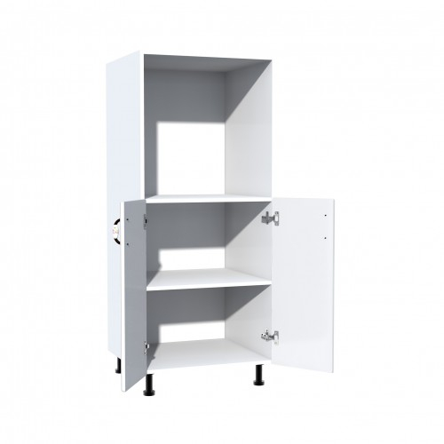 Soldat 60 cu 2 usi cu spatiu cuptor Zebra MDF alb drept [2]