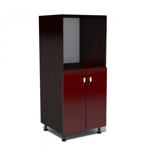 Soldat 60 cu 2 usi cu spatiu cuptor Zebra MDF rosu simplu [1]