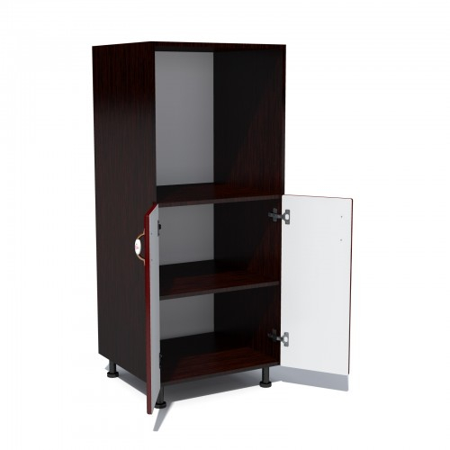 Soldat 60 cu 2 usi cu spatiu cuptor Zebra MDF rosu simplu [2]