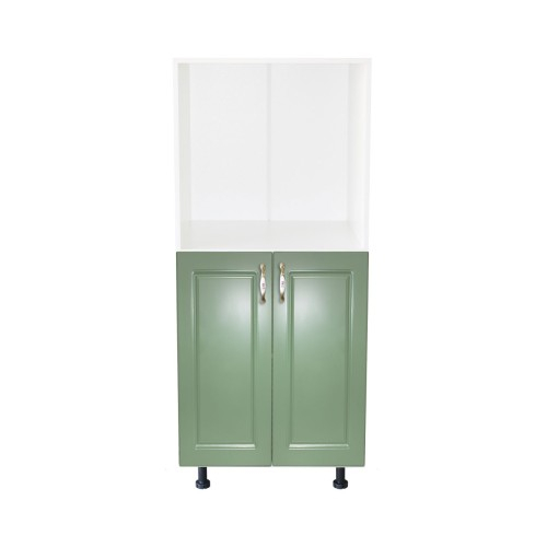 Soldat 60 cu 2 usi cu spatiu cuptor Zebra MDF verde drept [2]