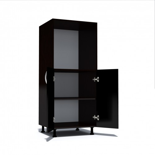 Soldat 60 cu 2 usi cu spatiu cuptor Zebra negru [2]