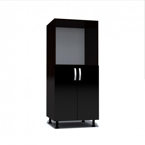 Soldat 60 cu 2 usi cu spatiu cuptor Zebra negru [1]