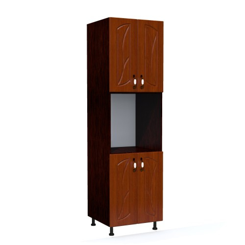 Soldat 60 cu 4 usi cu spatiu cuptor Zebra MDF frunza cedru [1]