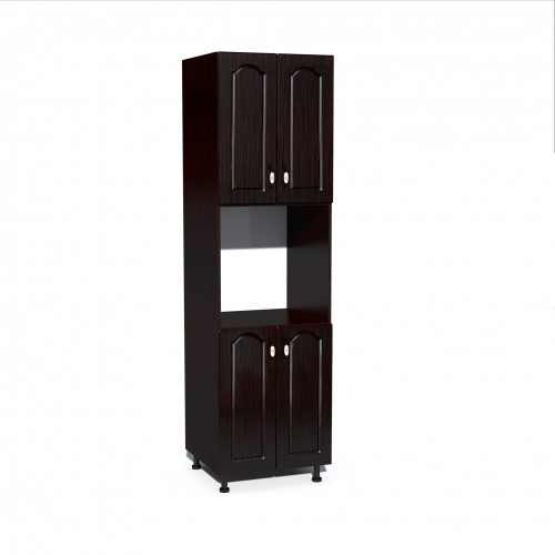 Soldat 60 cu 4 usi cu spatiu cuptor Zebra MDF mustata wenge [1]