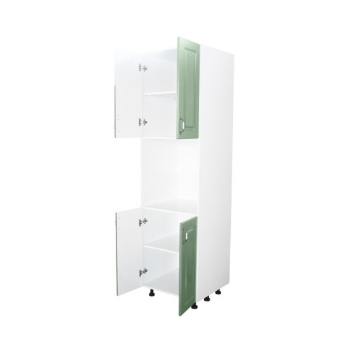 Soldat 60 cu 4 usi cu spatiu cuptor Zebra MDF verde drept [3]