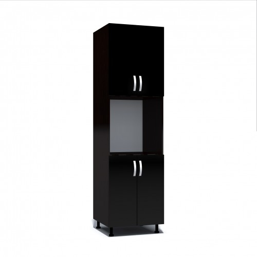 Soldat 60 cu 4 usi cu spatiu cuptor Zebra negru [1]