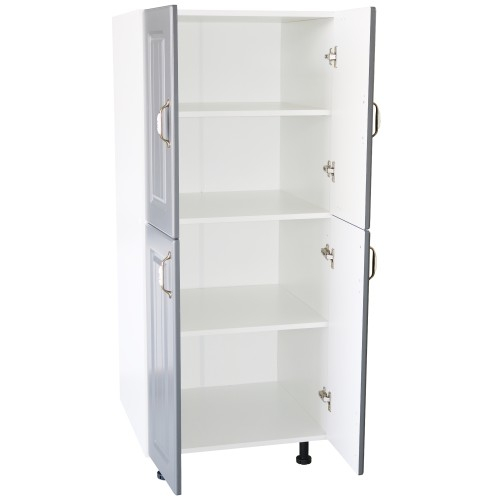 Soldat 60 cu 4 usi Zebra MDF gri dungi [4]