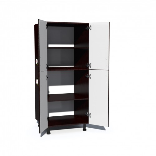 Soldat 60 cu 4 usi Zebra MDF mustata wenge [2]