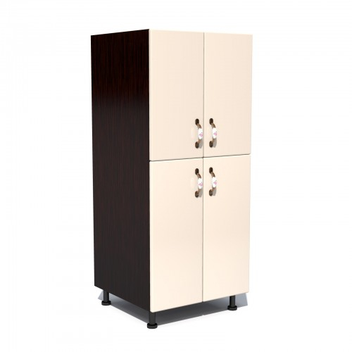 Soldat 60 cu 4 usi Zebra MDF vanilie simplu [1]