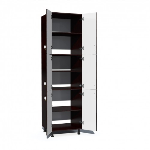 Soldat 60 cu 6 usi Zebra MDF mustata wenge [2]