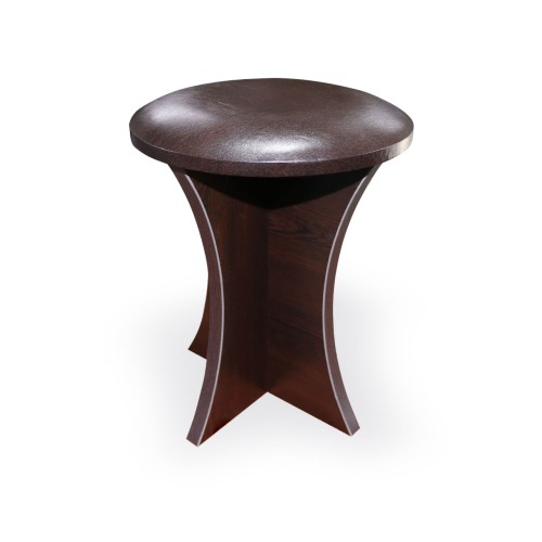 Taburet rotund tapitat wenge [1]