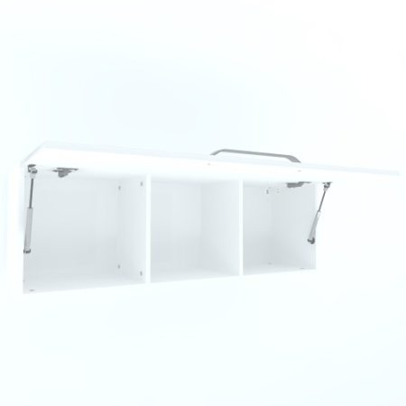 Armonia Suspendat orizontal  cu 1 usa cu maner front MDF Alb lucios [2]