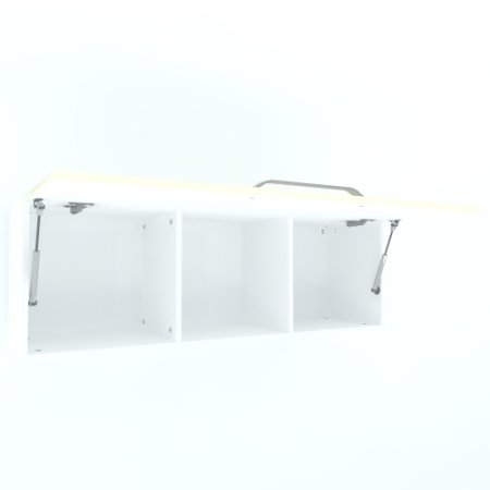 Armonia Suspendat orizontal  cu 1 usa cu maner front MDF Vanilie [1]